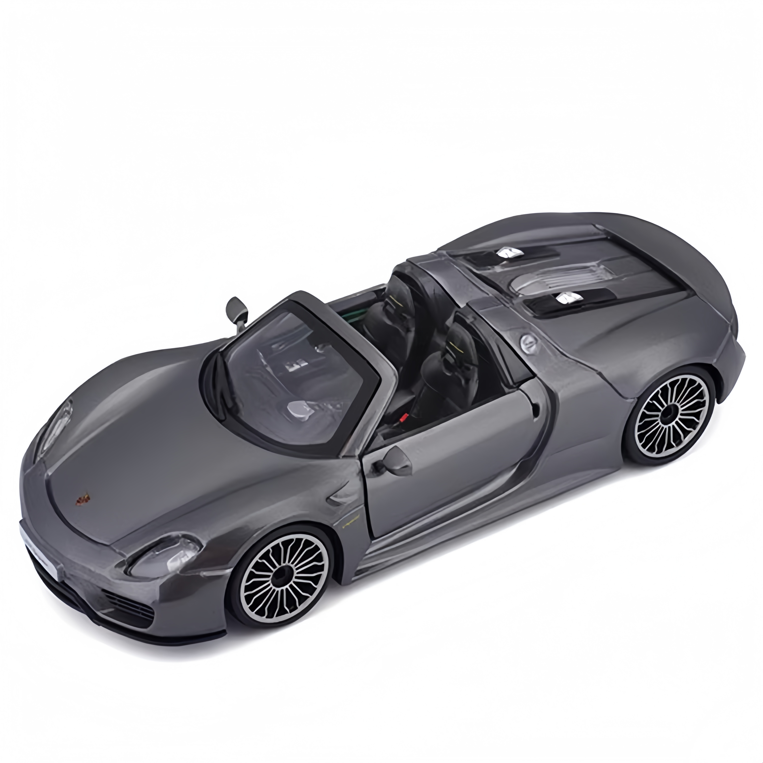 1:24 Scale Porsche 918 Die-Cast Car Model Openable Doors, Steering Wheel Linked Front Wheels